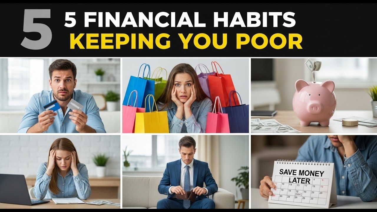 “⚠️ 5 Financial Habits That Keep You Poor 💸 (Avoid These!)”