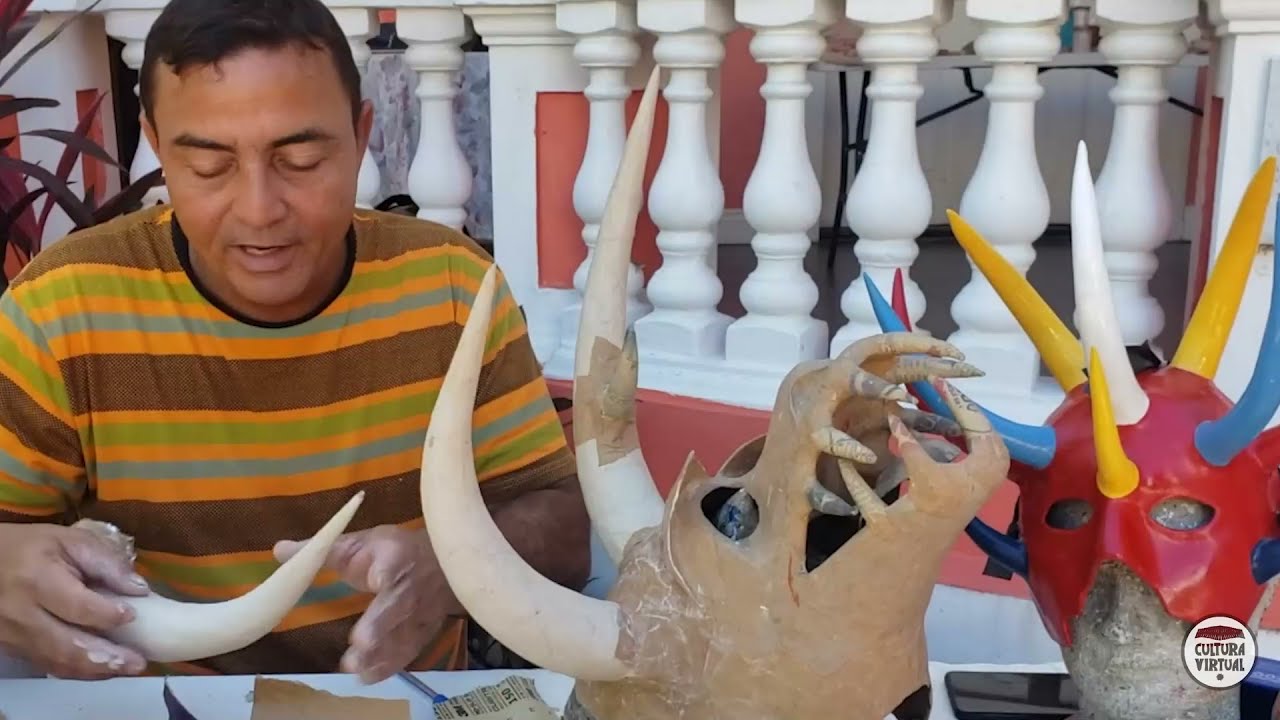 Cultura Virtual ICP | Taller demostrativo de fabricación de máscaras III | José Quirindongo