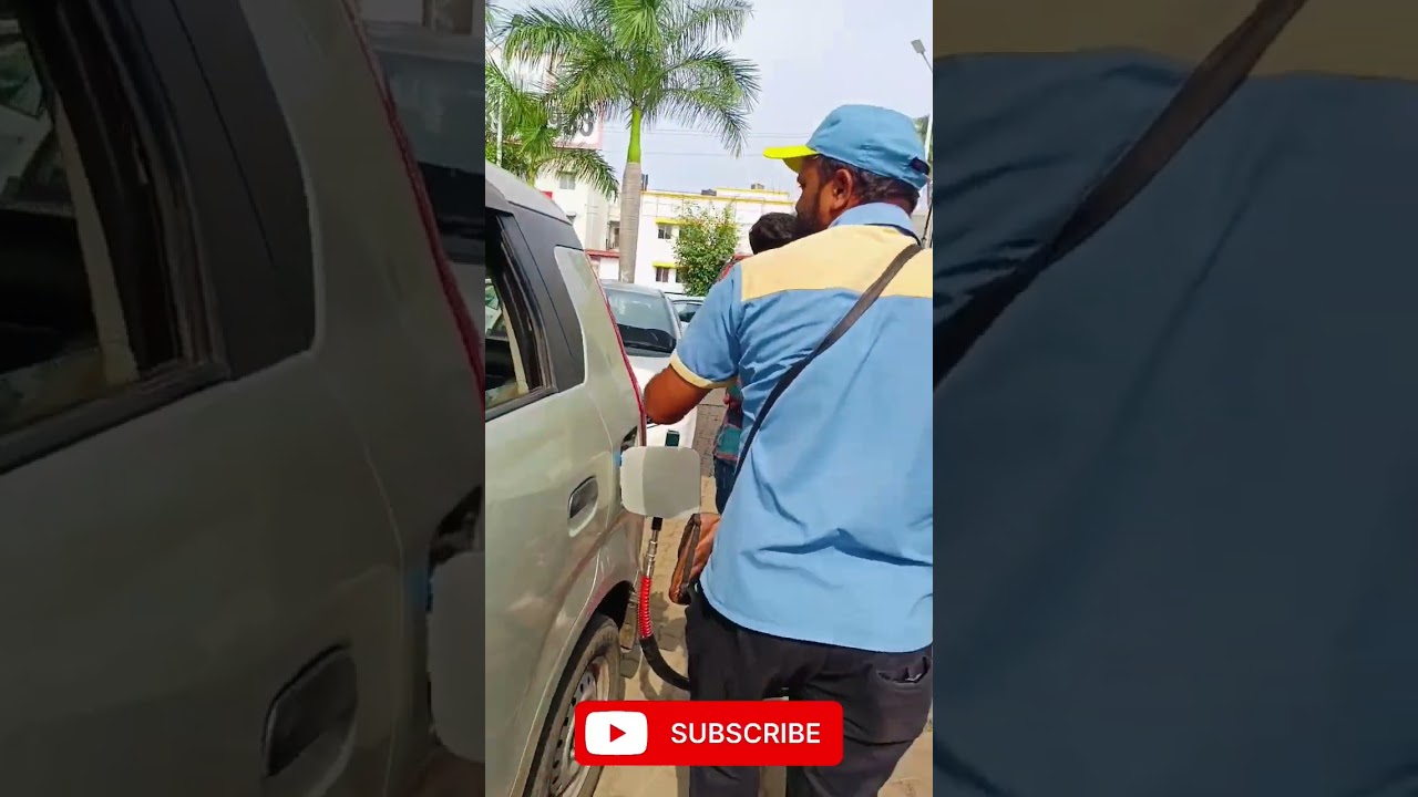 MARUTI SUZUKI WAGONR PETROL+CNG CNG TANK CAPACITY TEST#marutisuzuki #wagonr #cng 👀⚠️