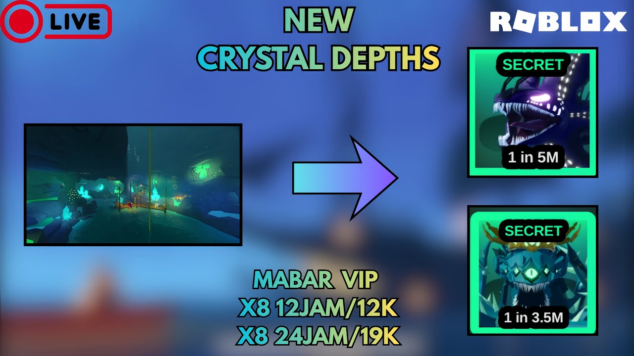 MABAR VIP LESTGOO !!! LANJUTIN PROGRESS PIRATE COVE & CRYSTAL DEPTHS 
