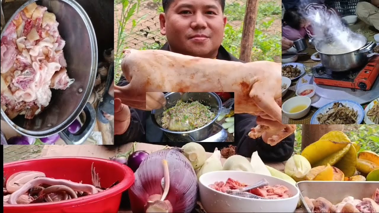 Cuối tháng  với món tiểu hổ, gà rừng , ếch nhái... / Viết 83 vlong 