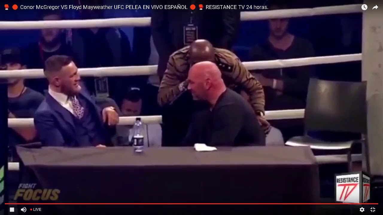 Conor McGregor vs. Floyd Mayweather!! LiveStream.