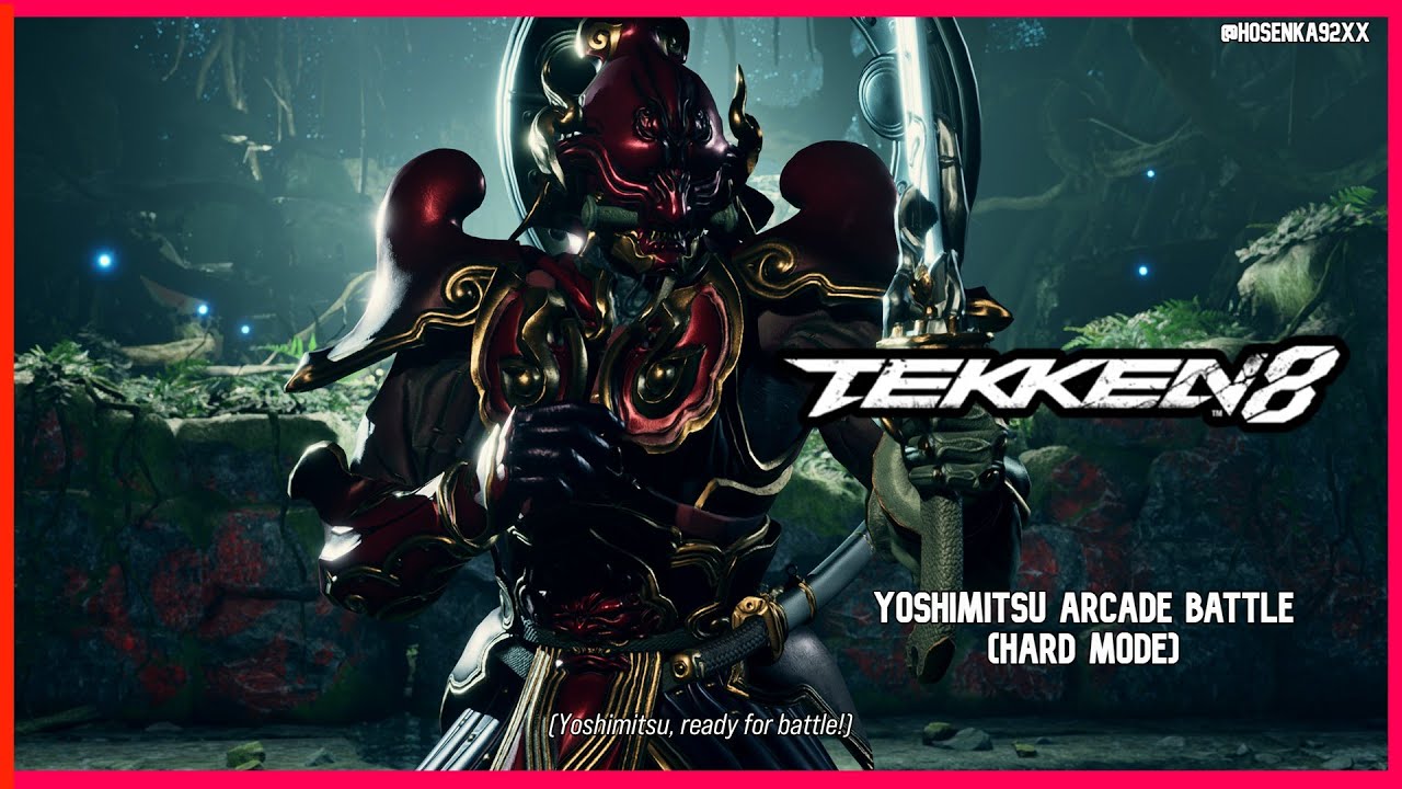TEKKEN 8-Yoshimitsu Arcade Battle (HARD MODE) (No Commentary) (4) #tekken8