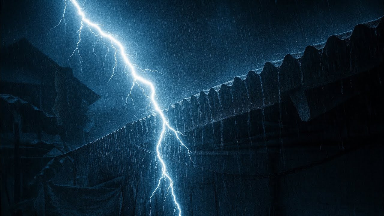 Relaxing Rain for Focus 🌧️ Thunderstorm Ambience for Anxiety Relief & Deep Calm