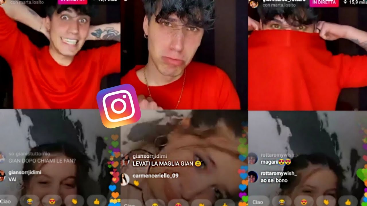 MARTA LOSITO E GIAN MOMENTI DOLCI DIRETTA INSTAGRAM #martalosito