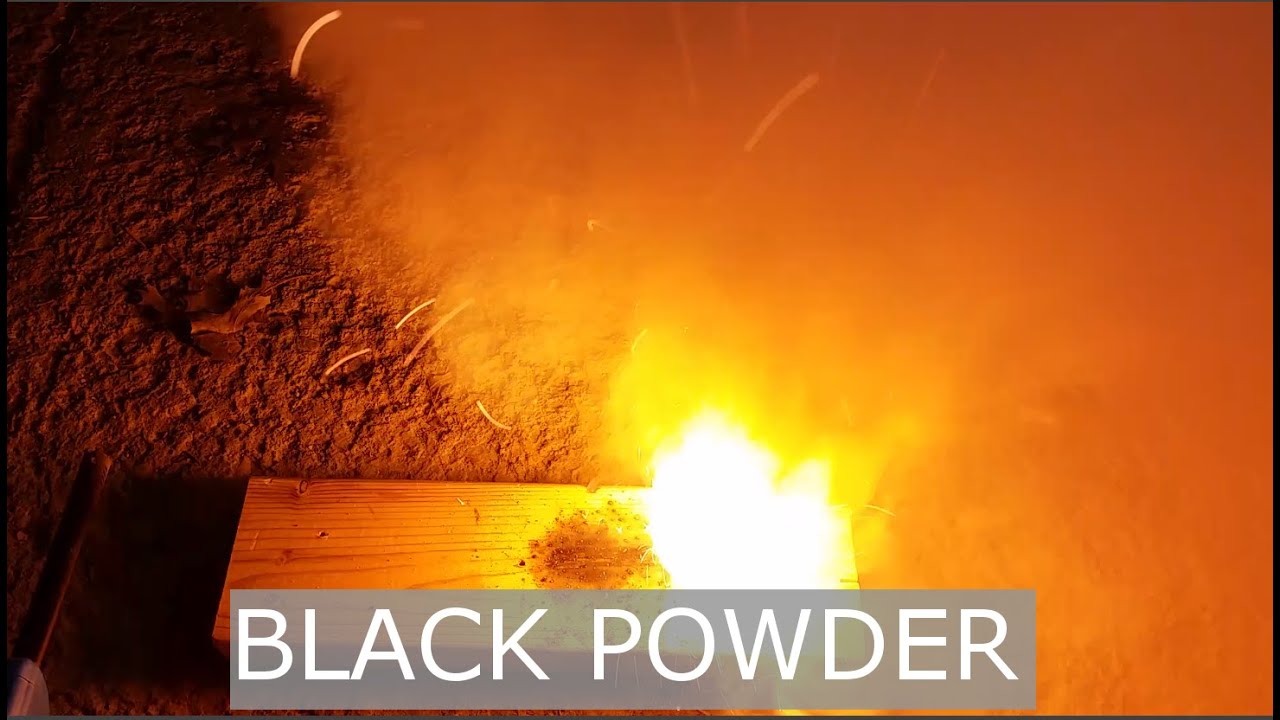 Making Black Powder with Different Oxygen Sources