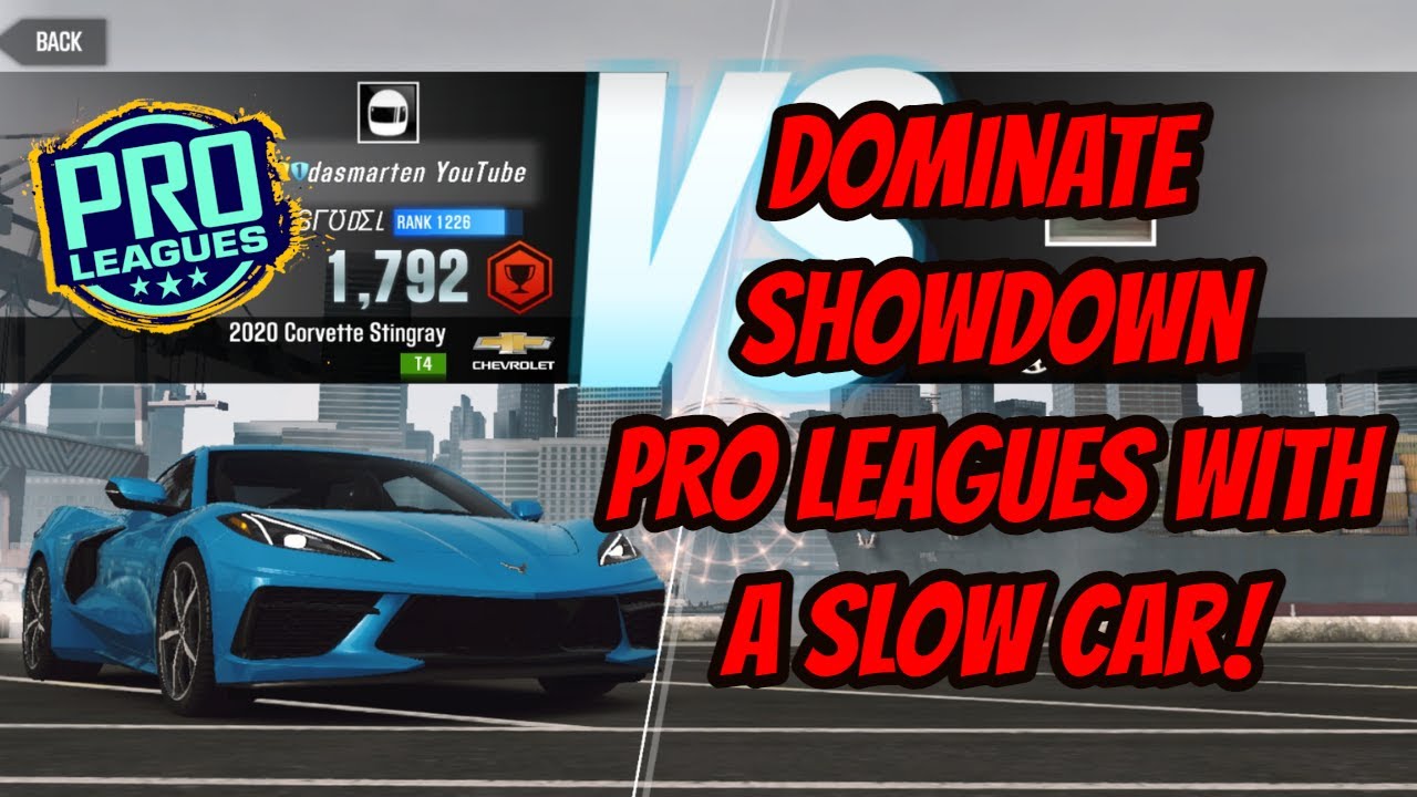CSR 2 | DOMINATE Showdown Pro Leagues with a Slow Car!