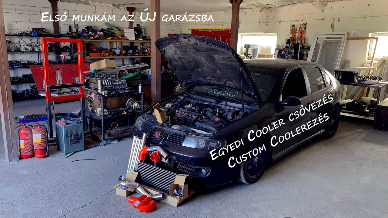Seat Leon FR 1M Custom cooler rendszer | Első munkám az új garázsomba