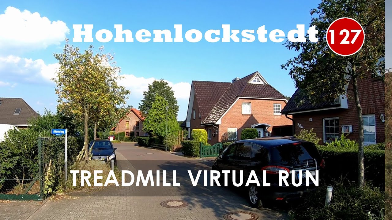 Treadmill Virtual Run 127: Hohenlockstedt, Schleswig-Holstein, Germany