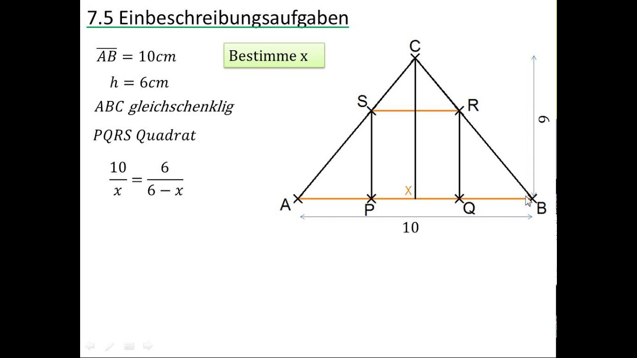 9.7.5 Einbeschreibungsaufgaben