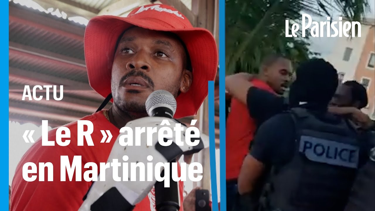 Martinique : les images de l'interpellation musclée de Rodrigue Petitot