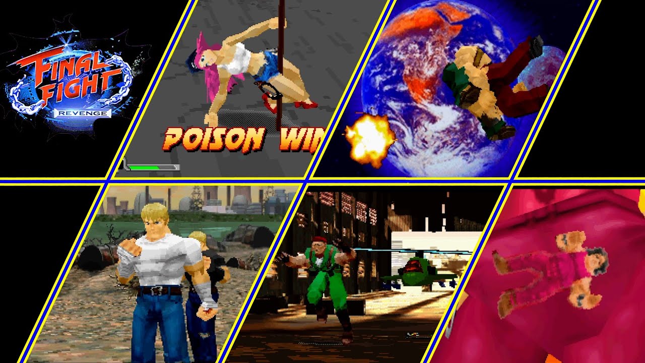 Final Fight Revenge - All Super Moves