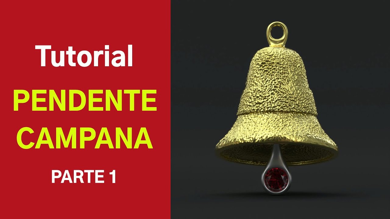 Pendente Campana: SubD in Rhino e Texture 3D in Blender - Parte 1