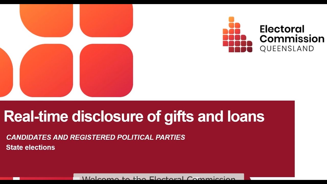 Real-time disclosure obligations for candidates and registered political parties