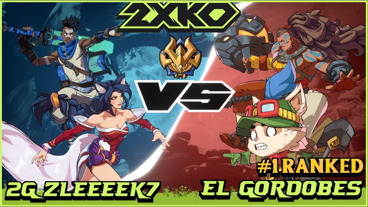 2XKO - 2G zLeeeek7 (Ahri/Ekko) vs EL Gordobes (Illaoi/Teemo) - 2XKO Fights!