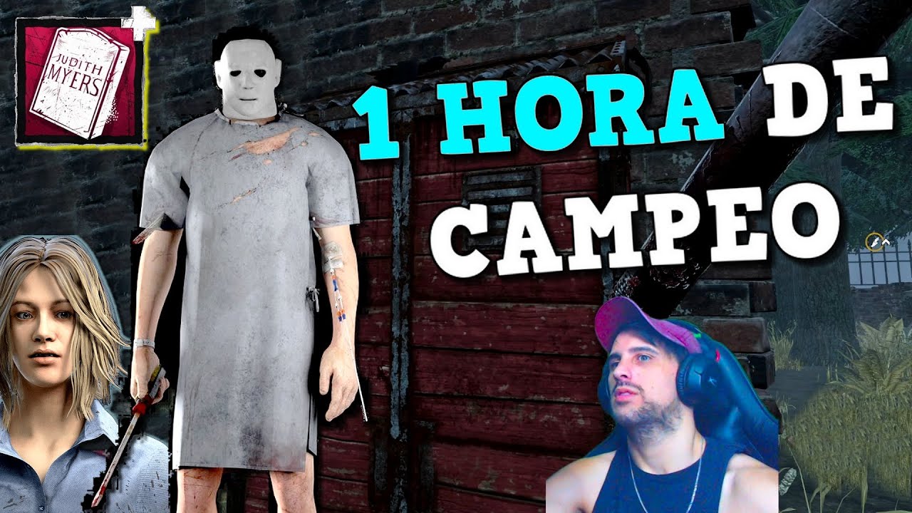 CAMPEO a LAURIE STRODE 1 HORA en el LOCKER con MYERS LÁPIDA (NUNCA ANTES VISTO) en Dead by Daylight