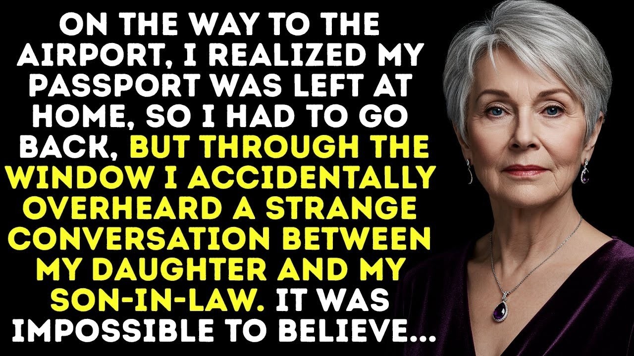 I Returned From The Airport For My Passport, But After Hearing A Conversation Between...