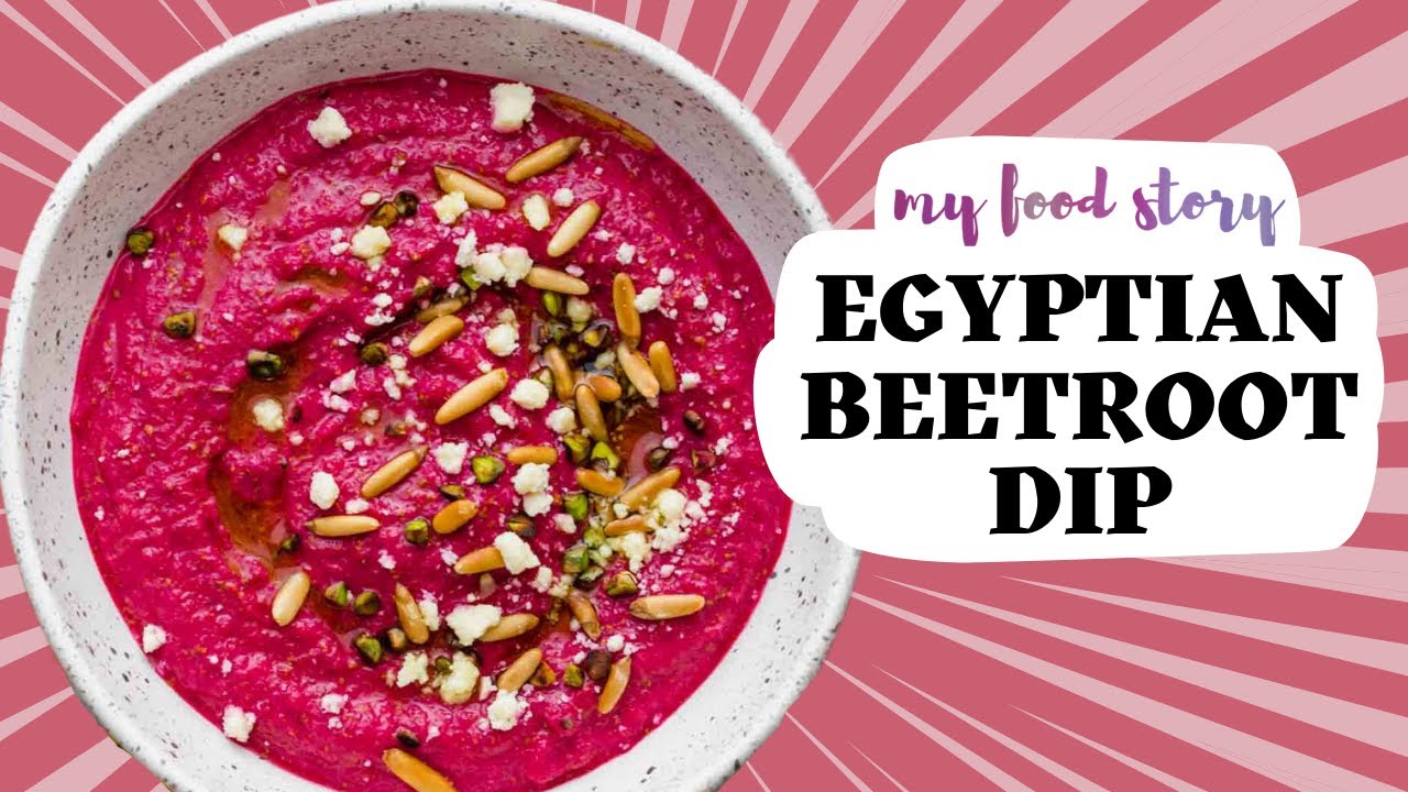 This Egyptian Beetroot Dip will be the prettiest thing on your table!