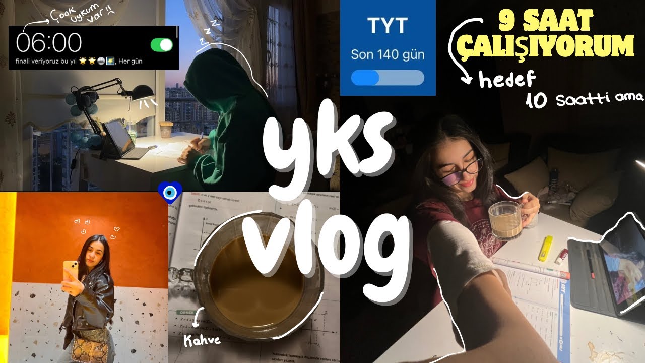 SABAH ERKEN KALKIP 9 SAAT ÇALIŞIYORUM🌇 |YKS DERS ÇALIŞMA GÜNLÜĞÜM | #dersçalışmagünlüğü #yks2025