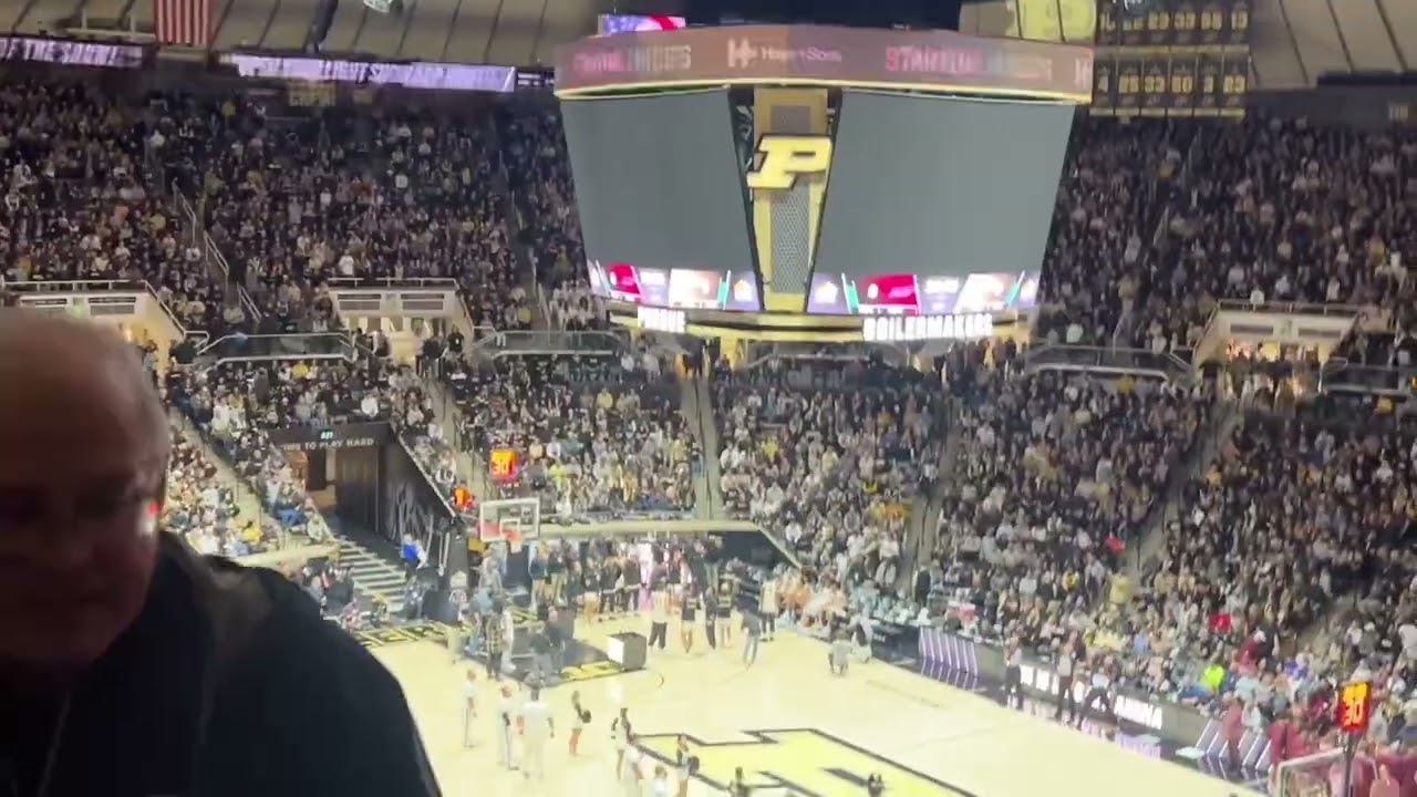 Purdue Basketball intros December 29, 2023