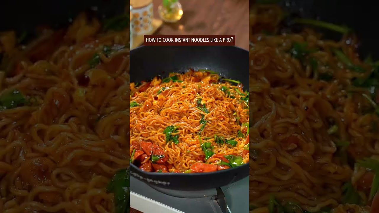 HOW TO COOK INSTANT NOODLES LIKE A PRO? #recipe #chinesefood #instantnoodles #noodles #cooking