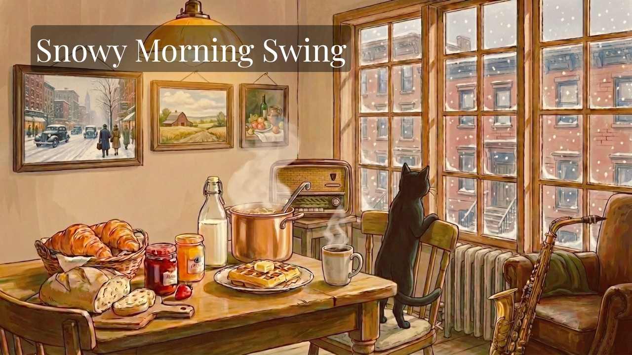 Cozy Nostalgia Swing Jazz 1940s for Relaxing,Study&Work