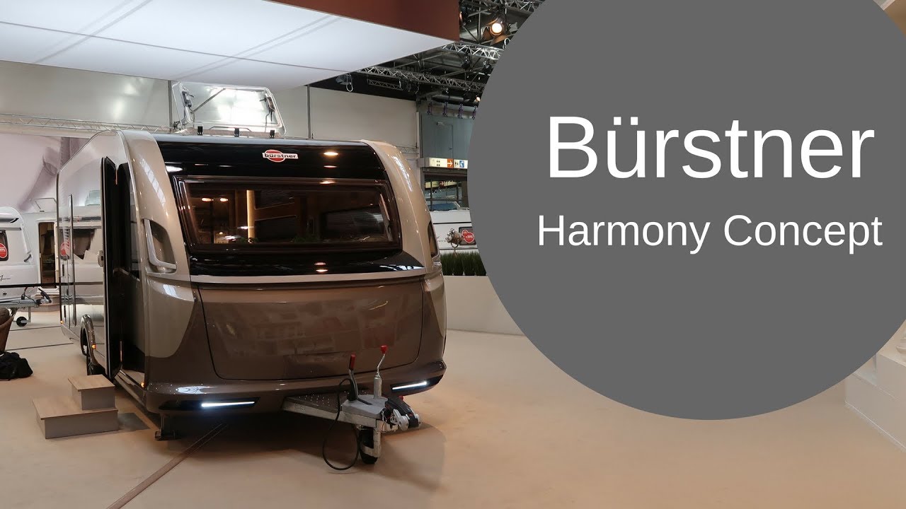 B&uuml;rstner Harmony 3 Concept Caravan at Caravan Salon D&uuml;sseldorf