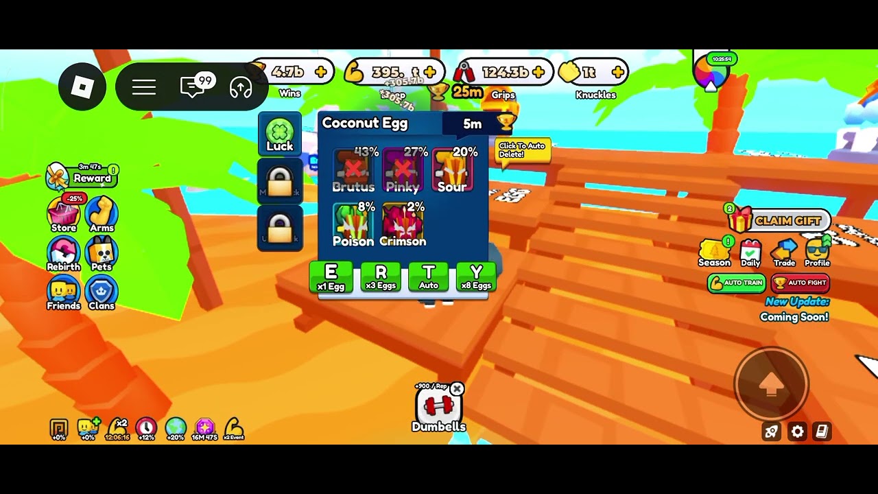 Getting a Sour pet until into a big in arm wrestling simulator 