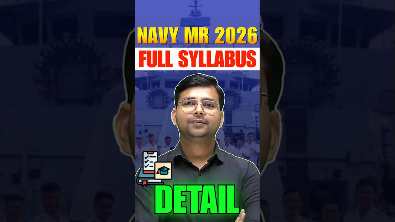 Navy MR 2026 Exam Pattern |  Navy MR 2026 syllabus #navymr #shorts #shortsfeed  #viral