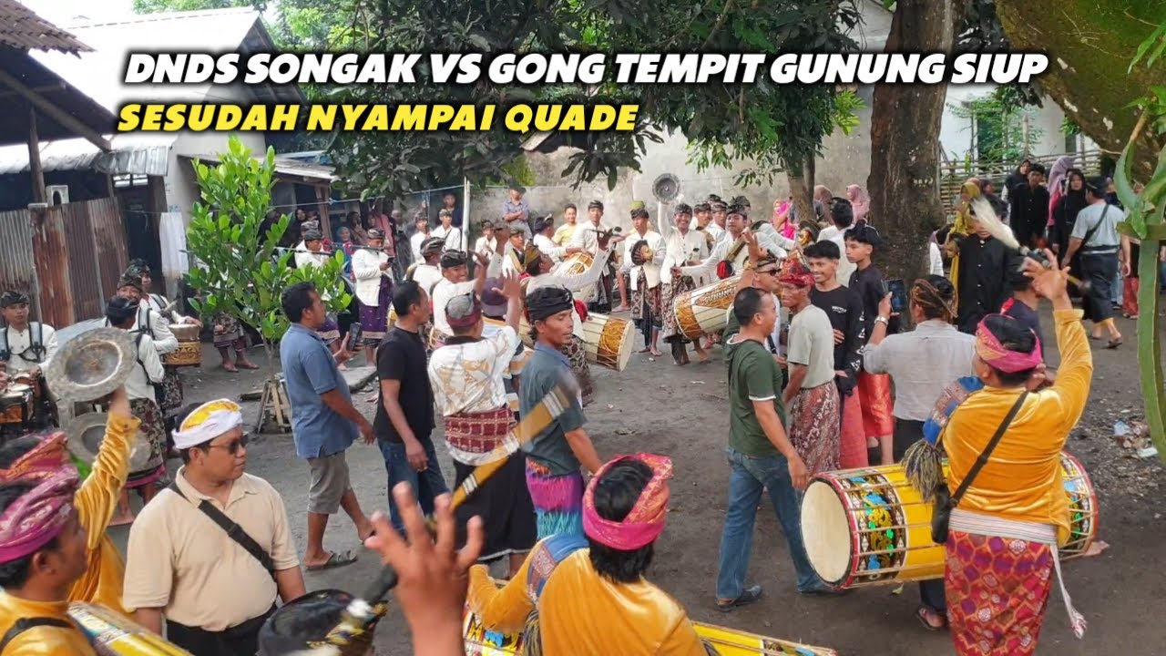 GENDANG BELEQ DNDS SONGAK VS GONG TEMPIT GUNUNG SIUP SETELAH NYAMPAI DI QUADE NYONGKOLAN DI PANCOR