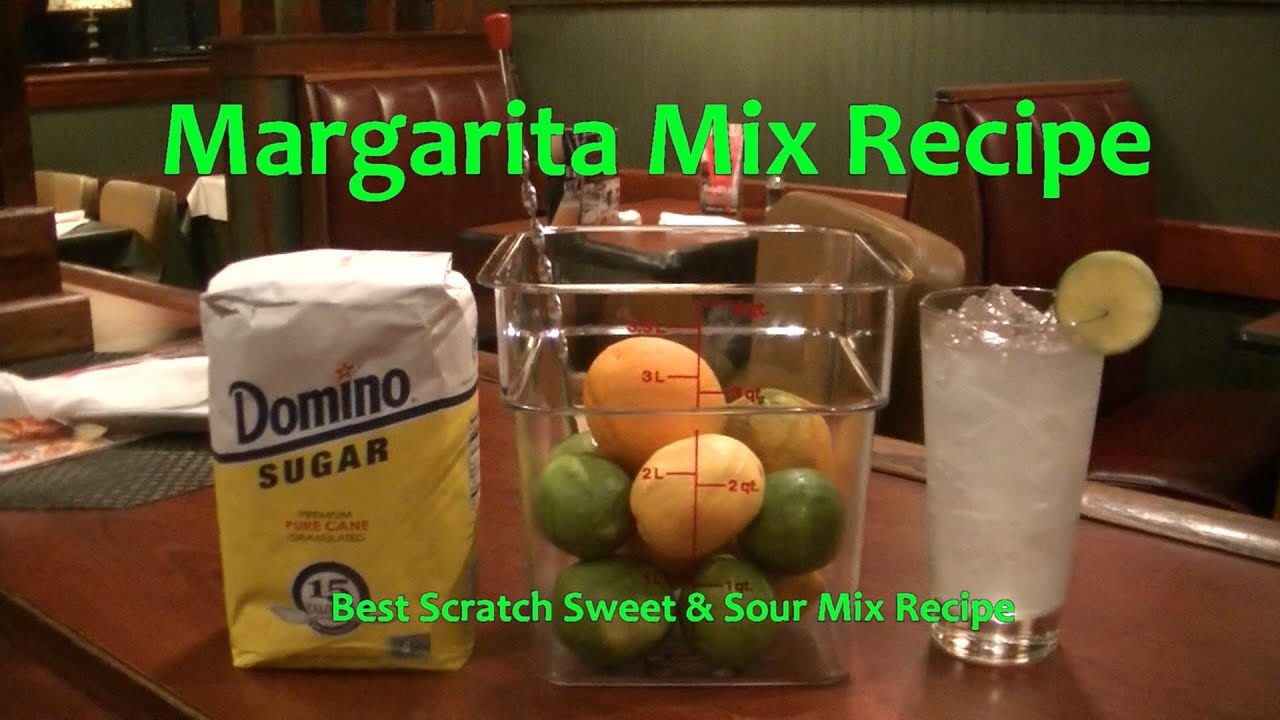 Margarita Mix Recipe Scratch Margarita Sweet & Sour Recipe How To Make