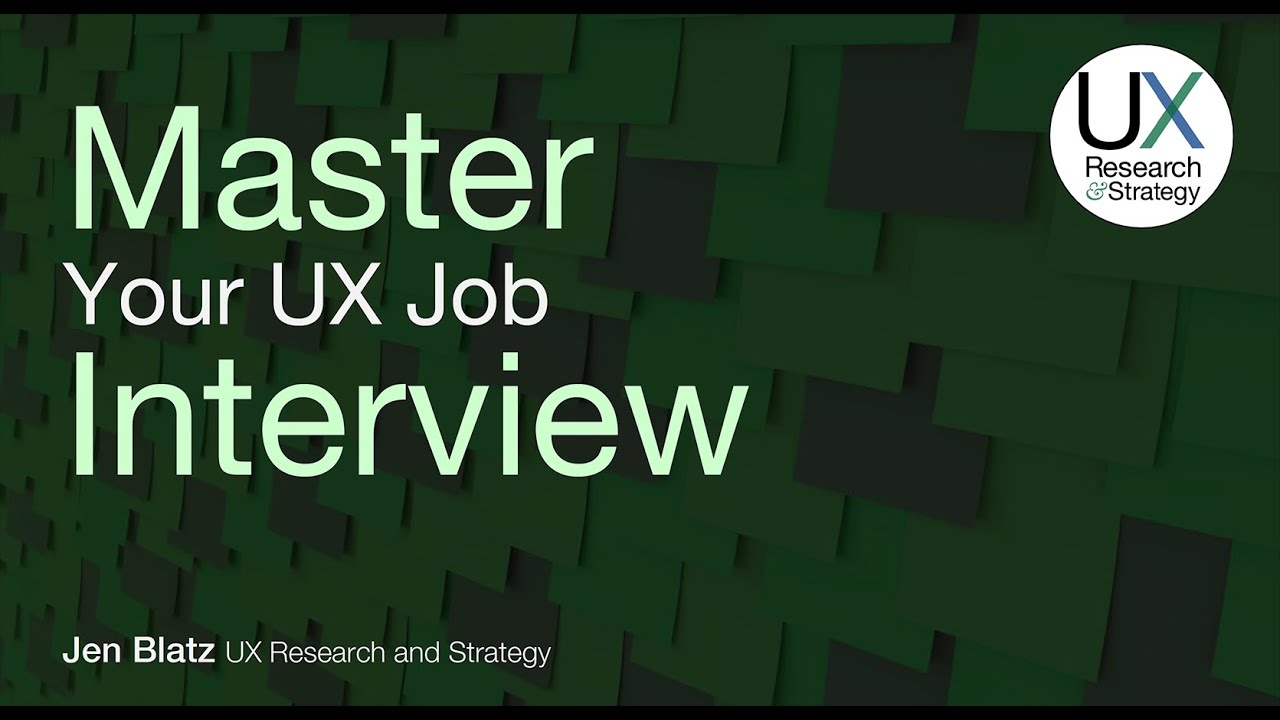 How to Master Your Next UX Job Interview