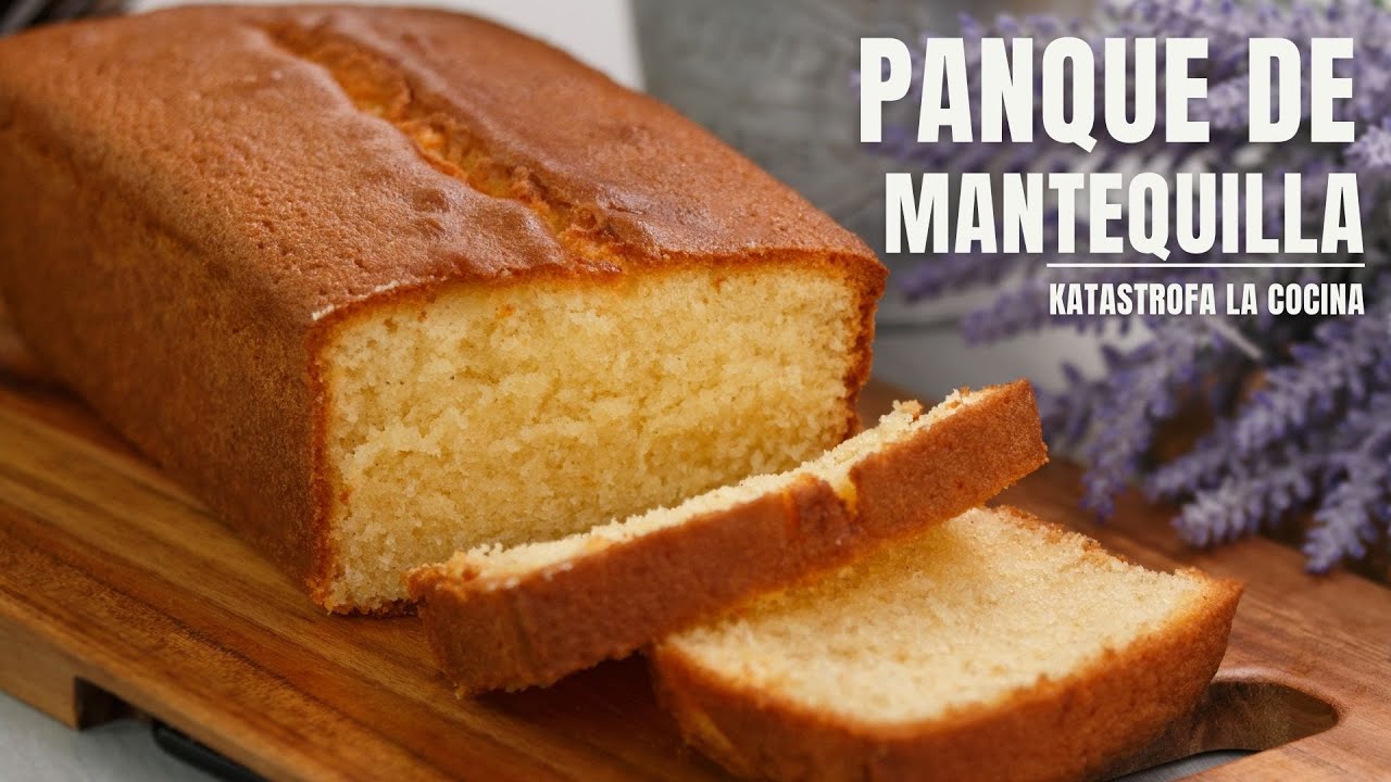 Panque de mantequilla, una receta de panque casero, suave, esponjoso, húmedo y súper fácil