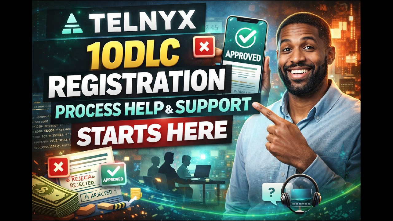 Telnyx 10DLC Registration Process Help & Support Starts Here
