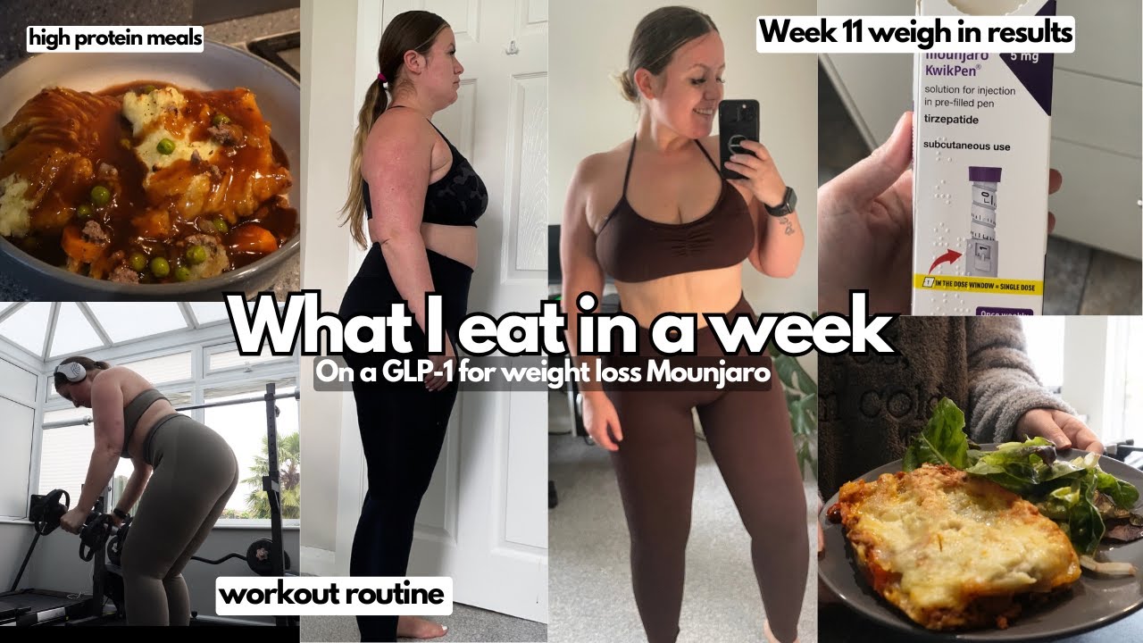 WHAT I EAT IN A WEEK | On a GLP-1 (Mounjaro) calorie deficit for weight loss | WEIGH IN UPDATE
