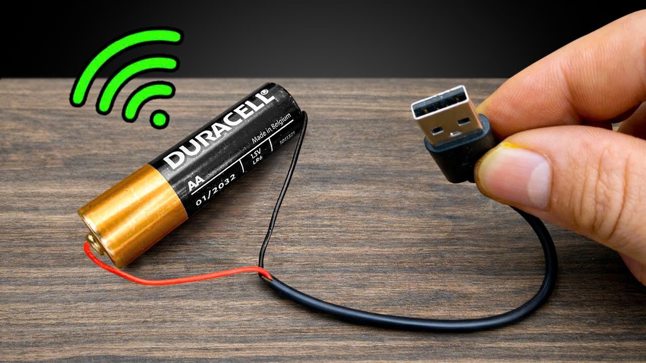 Восстановите батарею Duracell за 1 минуту! Гениальная идея!