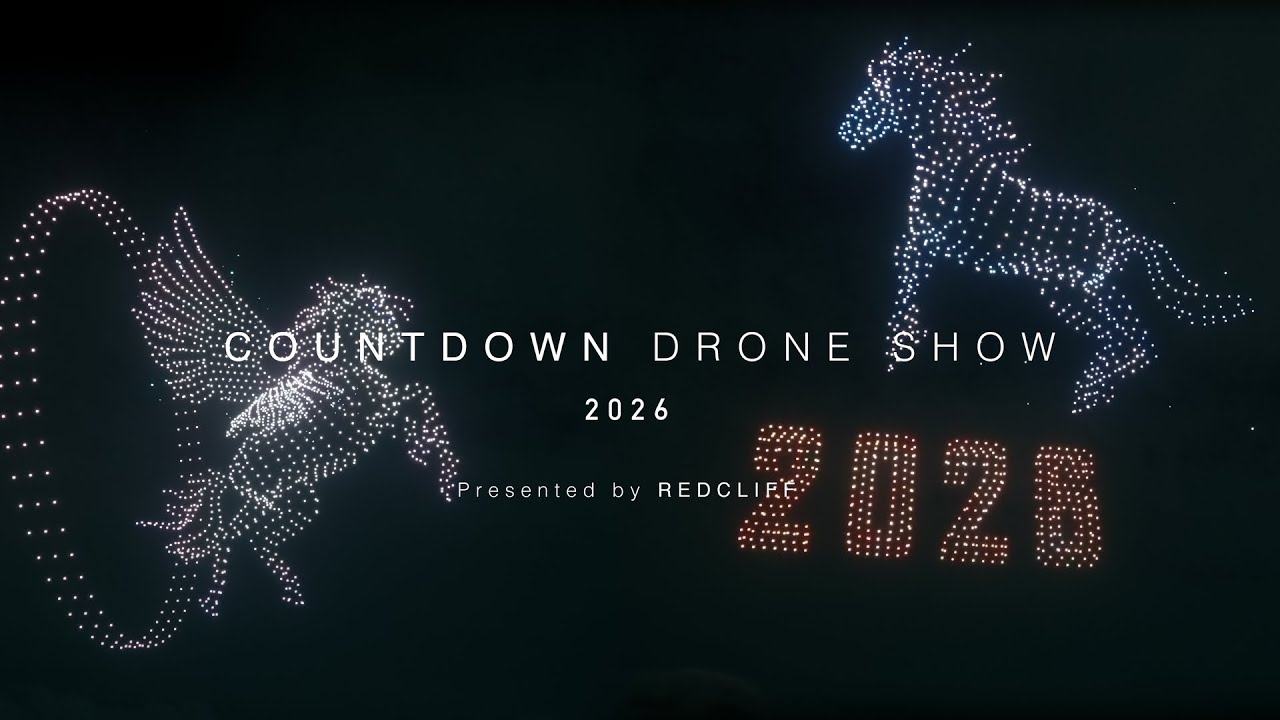【2026機ドローンショー】関東最大級カウントダウン｜REDCLIFF COUNTDOWN 2026（千葉・船橋競馬場）