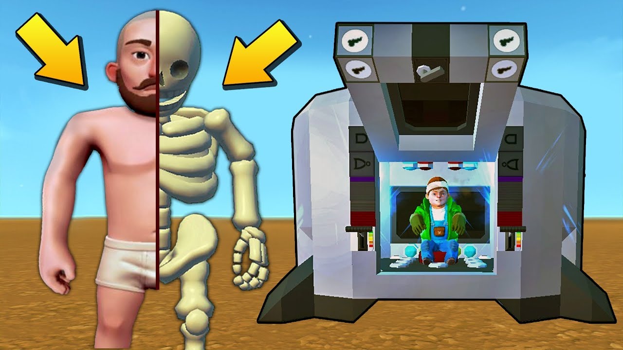 💚 ВЫЖИВШИЕ ОЖИВЛЯЮТ МУМИЮ 💥 МУЛЬТИК в СКРАП МЕХАНИК 🔨 СКАЧАТЬ Scrap Mechanic 💾