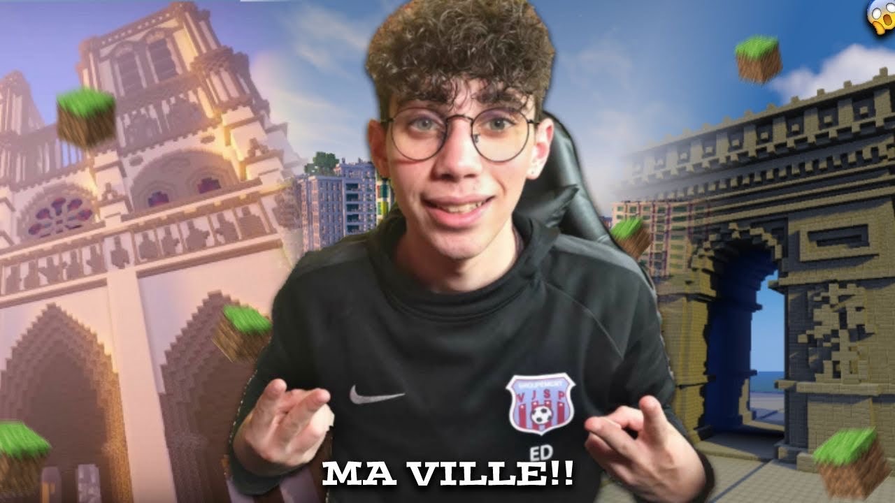 PRESENTATION DE MA VILLE MINECRAFT!! (elle est insane)