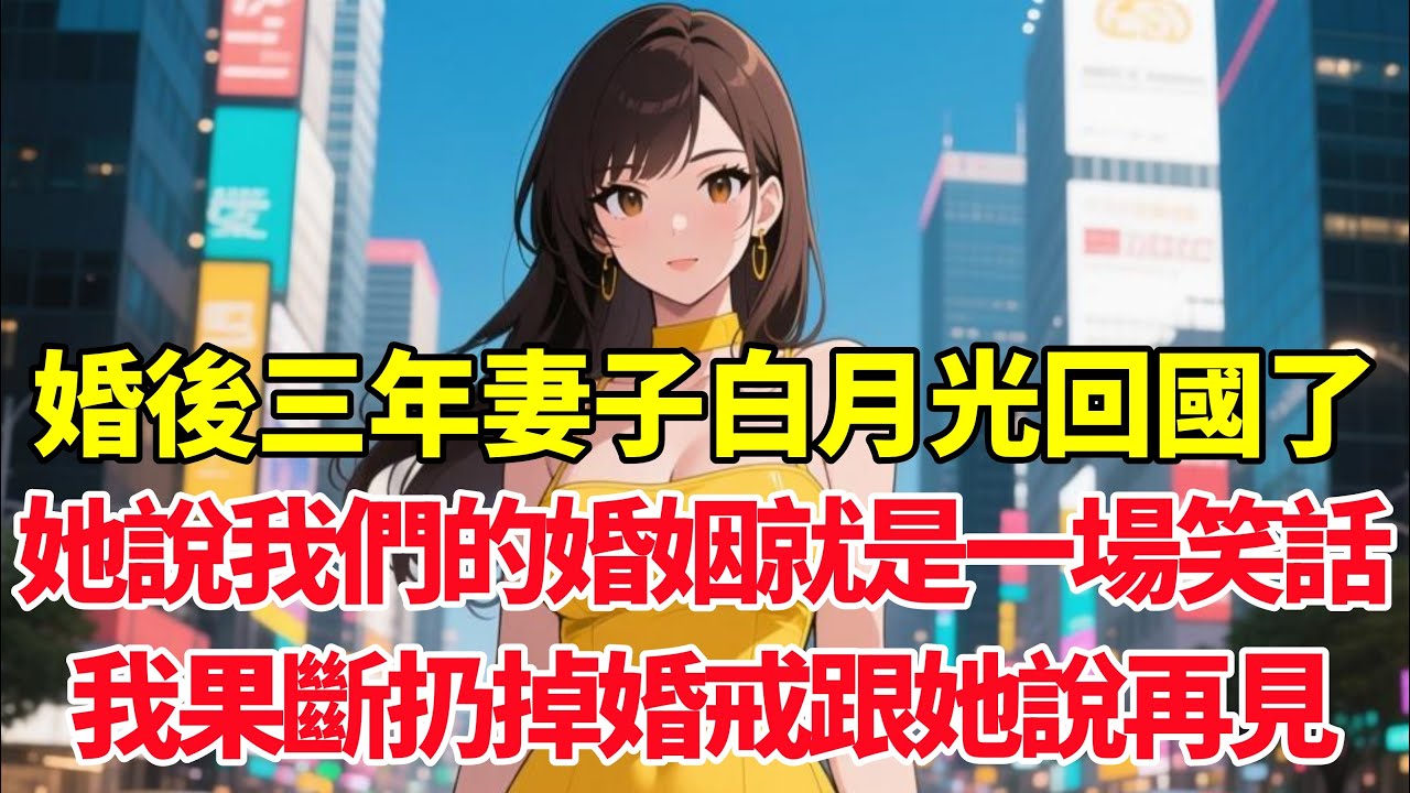 婚後三年妻子白月光回國了，她說我們的婚姻就是一場笑話，我果斷扔掉婚戒跟她說再見！#小说推荐 #一口气看完