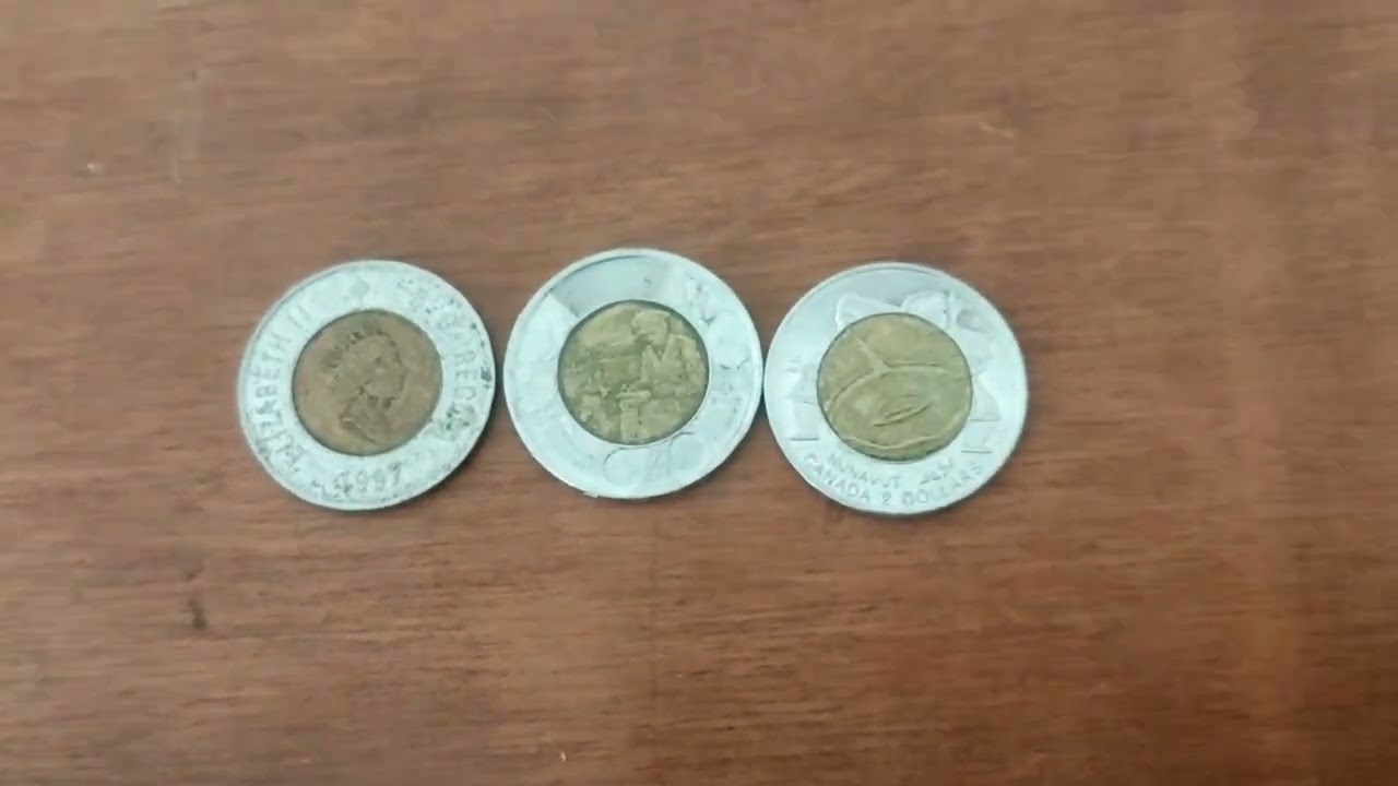 Monedas canadienses de $2 d&oacute;lares!!! .... Cu&aacute;nto valen???$$$