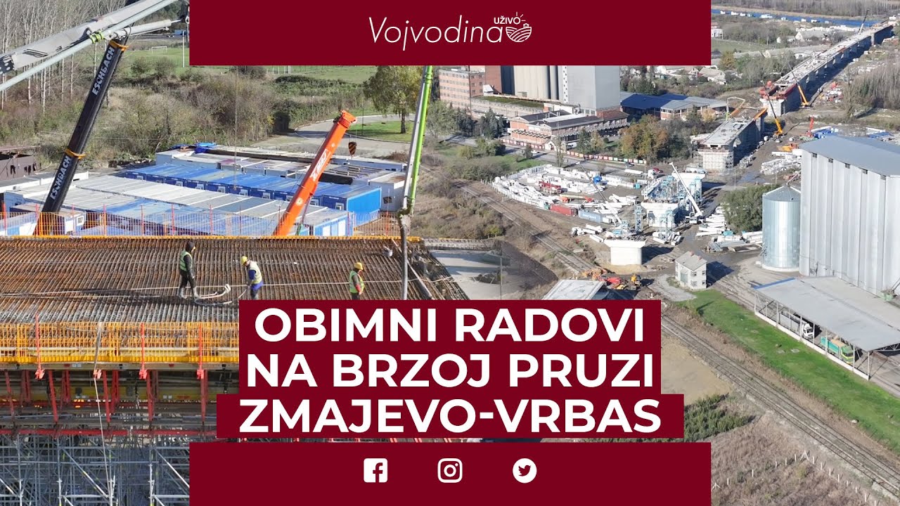 Zmajevo - Vrbas: Obimni radovi na brzoj pruzi