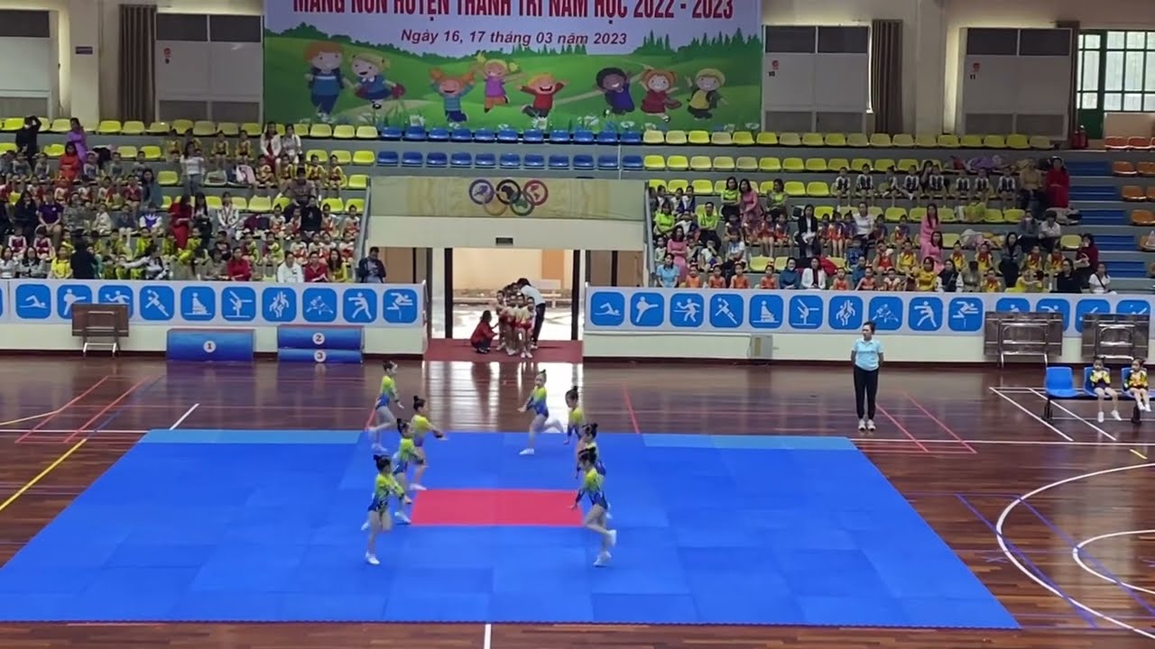 Giải nhất Erobic bậc học mầm non cấp huyện Thanh Trì năm học 2022 - 2023
