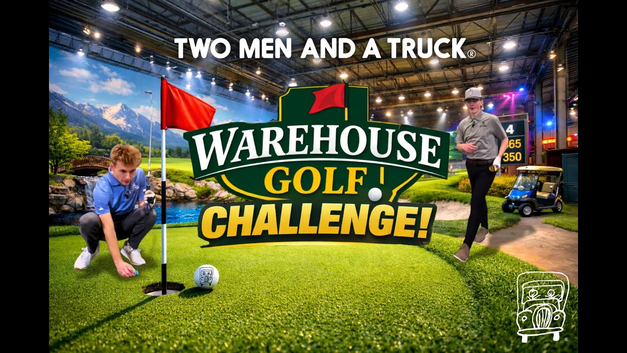 We turned our warehouse into a golf course!
