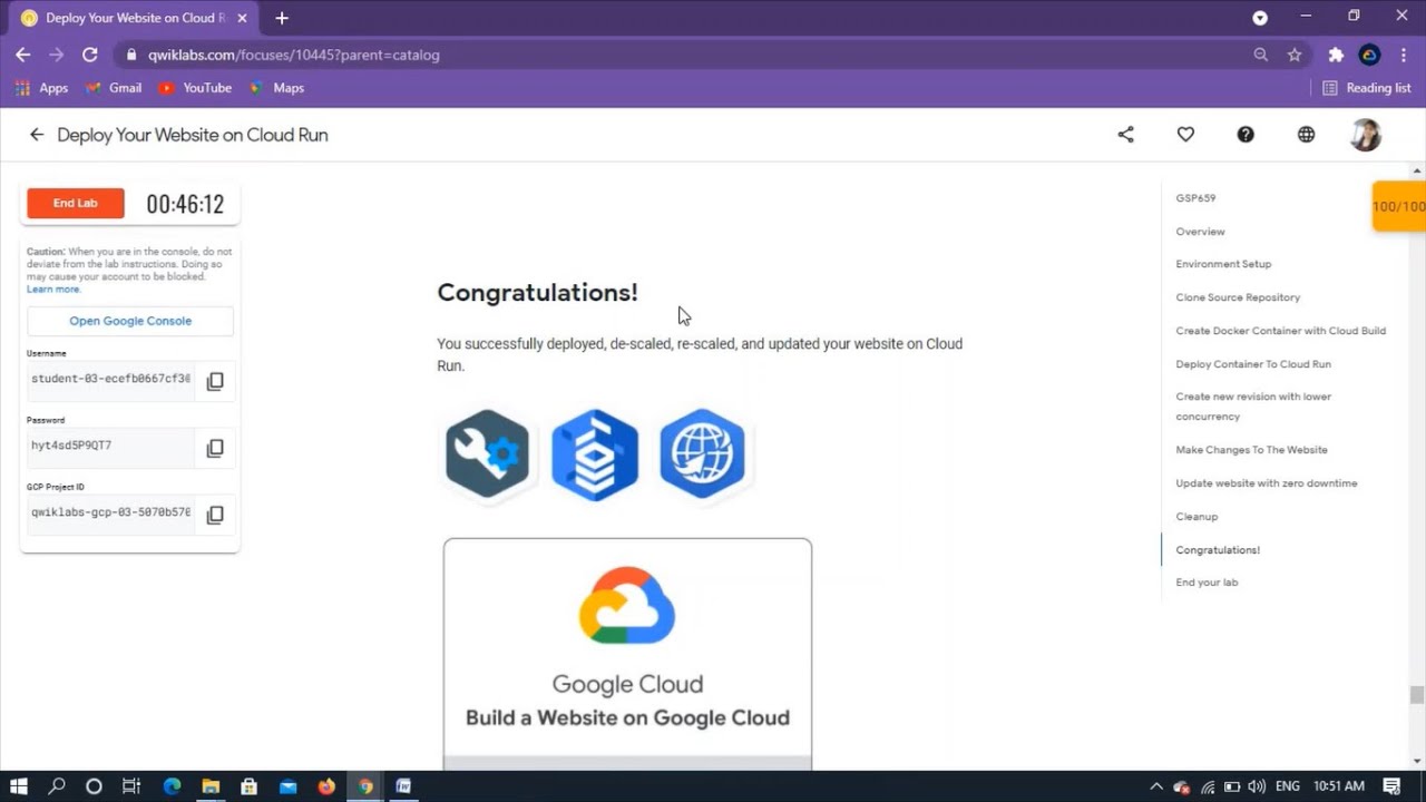 Qwiklab:Deploy Your Website on Cloud Run[GSP659]