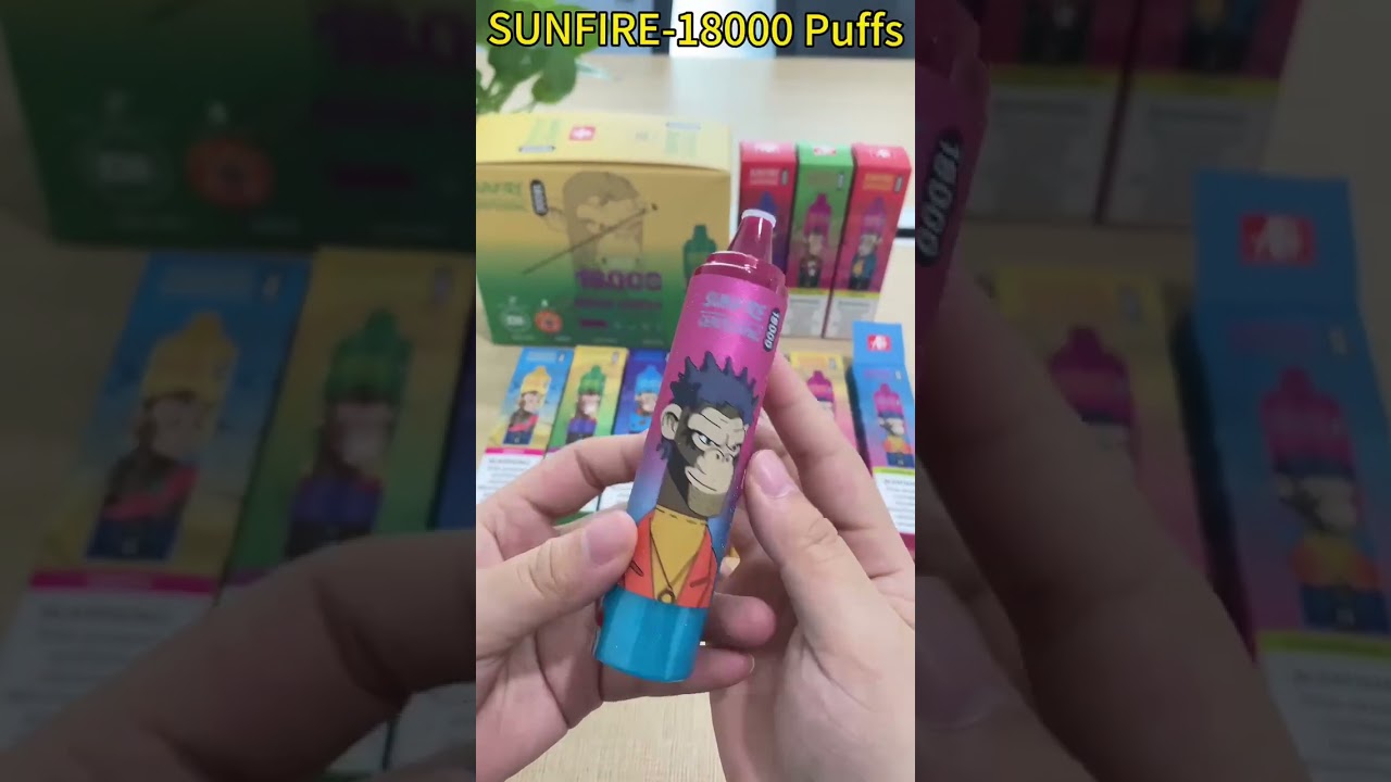 Sunfire 18000 Puffs With Digital Display #vapelife #digitaldisplay #vapeshow  #disposableecig