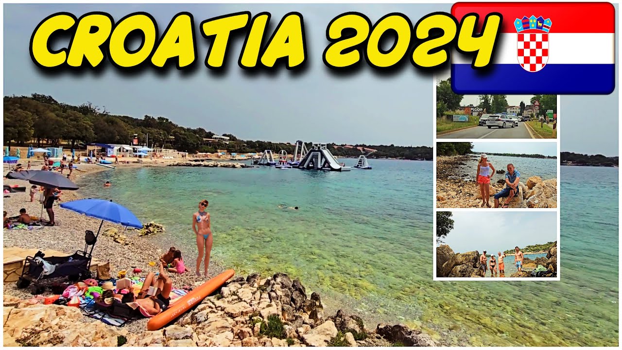 CHORWACJA Piękne plaże blisko Polski | Beach Istria Croatia 2024