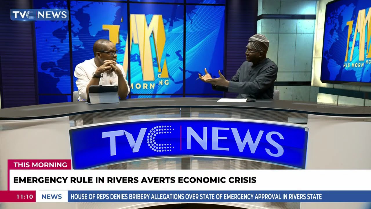 Emergency Rule In Rivers State Averts Economic Crisis | This Morning
