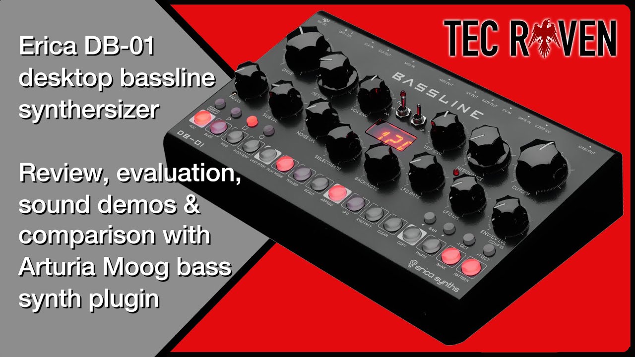 Erica DB-01 Bassline Synths - review, evaluation & demo