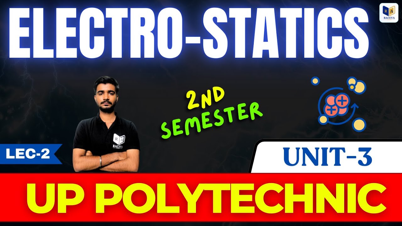 Applied Physics-2 : Bteup | Chapter-3 [ Electro-statics ] Lec-2 |Up Polytechnic 2nd Semester #bteup